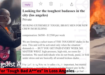 Craigslist Ad Pays $12,500 For ‘Tough Bad A**’es” In Loss Angeles